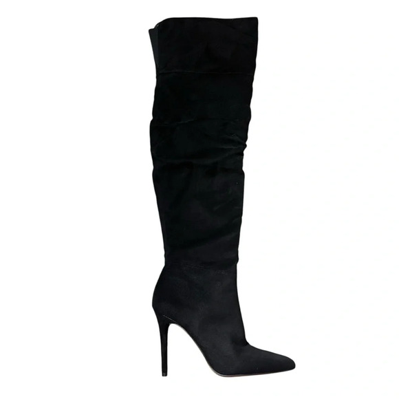 Jessica Simpson Womens Anitah Faux Suede Heels Over-The-Knee Boots Size 6 - Picture 1 of 9